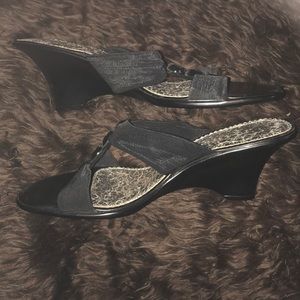 Italian Shoemakers wedge sandals